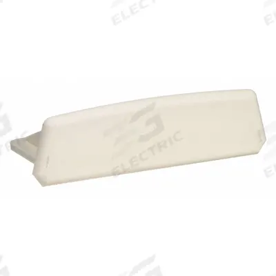LEGRAND Blank End: 2300, 2 1/4 in Wd, 3/4 in Ht, Plastic - End Fittings for Nonmetallic Single-Channel Raceways