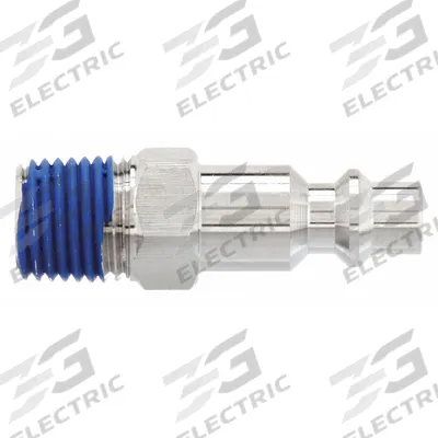 SPEEDAIRE Quick Connect Hose Coupling: 3/8 in Body Size, 3/8 in Hose Fitting Size - Industrial Interchange Stainless Steel Quick-Connect Air Coupling Plugs