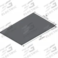 INSTOCK Work Surfaces: 6 ft Overall Lg, 30 in Overall Wd, 1 in Countertop Thick, Black, Phenolic (MPN GRLP7230-1). Key specifications — Brand: INSTOCK; Color: Black; Material: Phenolic.