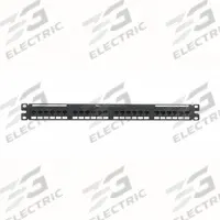 PANDUIT Patch Panel: Flat, 1 Rack Units, 24 Ports, 6, IDC, Steel, 1 1/8 in Overall Ht, NK6PPG24Y. Key specifications — Brand: PANDUIT; Compatible Cable Performance Category: 6; Material: Steel; _Access Type: Rear Access; _Port Labeling: Front Numbered; _Power Over Ethernet: Power Over HDBaseT (POH); _Rear Termination: IDC; _Series: NetKey.
