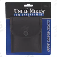 UNCLE MIKE'S Glove Pouch: Black, Nylon, 7 in x 4 in, Snap Closure (MPN 88871). Key specifications — attr188437: Black; attr188438: Nylon; attr188431: Glove Pouch.