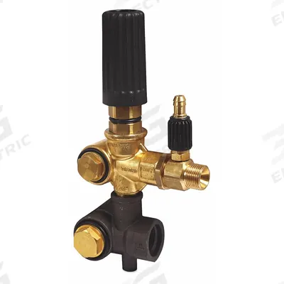 MI-T-M Unloader with Detergent Injector: Threaded, Brass - Unloader Valves