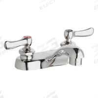 CHICAGO FAUCETS Low Arc Bathroom Faucet: 802, Cast Brass, Polished Chrome Finish, 0.5 gpm Flow Rate (MPN 802-VE66XKABCP). Key specifications — Includes: Mounting Hardware; Brand: CHICAGO FAUCETS; Series: 802.