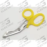 MEDI-FIRST EMT Utility Scissors: Scissors, Stainless Steel, Rounded, Plastic, 7 in Overall Lg (MPN 70901-YL). Key specifications — Disposability: Reusable; Product Type: Scissors; Color: Yellow; Blade Material: Stainless Steel; Handle Material: Plastic; Brand: MEDI-FIRST; Blade End Type: Rounded.