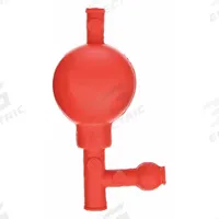 HEATHROW SCIENTIFIC Bulb Pipette Controller: 35 mL Capacity - Max, 1 Channels (MPN HS20632B). Key specifications — Brand: HEATHROW SCIENTIFIC; Pipettor Type: Manual Bulb Controller; Product Type: Bulb Pipette Controller; Color: Red.