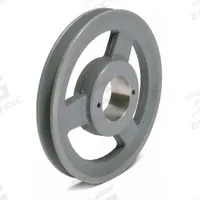 APPROVED VENDOR V-Belt Pulley: BK70, 1 Groove, 6.75 in OD, Bushed Bore, H/QT, Cast Iron. Key specifications — Pulley Industry Number: BK70; Pitch Diameter: 6 in (4L, A); For Belt Section (broad, with similar types): 5L, B, or BX.