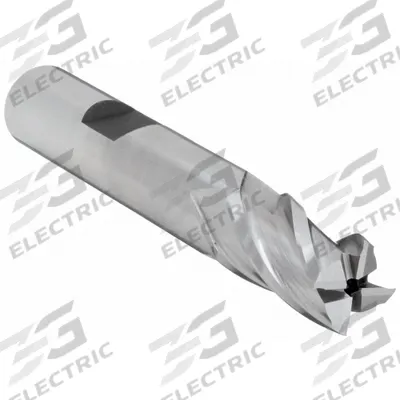 YG-1 Square End Mill: Cobalt, 4 Flute, 21/64" Mill Dia, 3/4" LOC, 2-1/2" OAL (MPN 04302) - General Purpose Cobalt Square End Mills