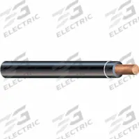 Building Wire: Copper, 6 AWG, 1 Conductors, Stranded, Black, 500 ft Lg, XHHW-2 (MPN 11296107). Key specifications — Voltage: 1,000 V; Brand: SOUTHWIRE.