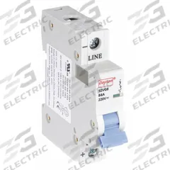 DAYTON IEC Supplementary Protector: 4 A Amps, 220V DC, 10kA at 220V DC, Screw Clamp, NDB2Z-63 B4/1 (MPN 5ZVG8). Key specifications — Brand: DAYTON; Terminal Connection: Screw Clamp; DC Voltage Rating: 220V DC; Max. AIR Rating: 10kA at 220V DC; Series: NDB2Z-63 B4/1; AC Voltage Rating: Not Rated; Curve Type: B.