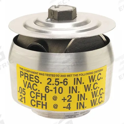 HUSKY Fuel Filter: Pressure and Vacuum Vent - Pressure/Vacuum Vents for Fuel Storage Tanks