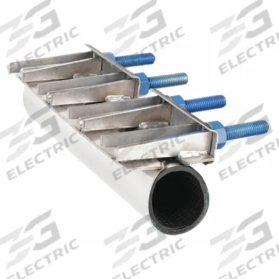 SMITH-BLAIR Repair Clamp: For 2 in Pipe, 15 in Overall Lg - Full-Gasket Repair Clamps for Tube & Pipe