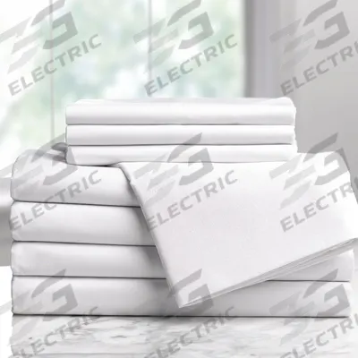 MARTEX Pillowcase: Std, 30 in Overall Lg, 20 in Overall Wd, T200, Fresh White - Martex DryFast Sheets
