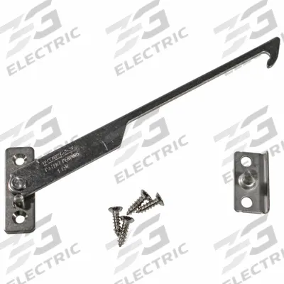 INTERLOCK Window Opening Control Device: Flat, 1 31/32 in Lg, 5/8 in Wd, Left-Hand - Window Opening Control Devices