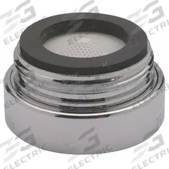 ZURN Aerator: 2 gpm Flow Rate, Aerated Flow Outlet, Zinc, Chrome Finish, 15/16"-27 Connection Size (MPN P6900-20A). Key specifications — Includes: Aerator Key; Material: Zinc; Product Type: Aerator; Connection Size: 15/16"-27; Brand: ZURN.