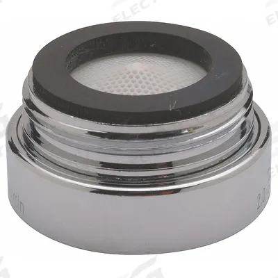 ZURN Aerator: 2 gpm Flow Rate, Aerated Flow Outlet, Zinc, Chrome Finish - Faucet Aerators & Outlets