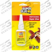 SUPER GLUE Instant Adhesive: Original, Gen Purpose, 0.7 fl oz, Bottle, Clear, Thin Liquid (MPN 15118). Key specifications — Series: Original; Standards: MIL-A-46050C Type II Class 1; Primary Applications: General Purpose; Materials Bonded: Wood; Brand: SUPER GLUE; Secondary Compatible Materials: Metals.