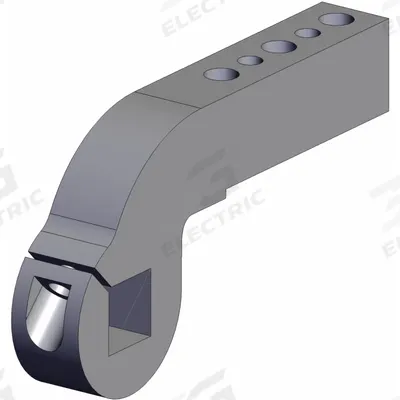 SMC Pneumatic Clamp Arm: Mfr Part # CKZ-63A019 - Accessories for Compact Power Clamp Cylinders