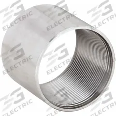 CALBRITE Threaded Coupling: 316 Stainless Steel, 2 in Trade Size, 2 3/16 in Overall Lg, IMC/RMC (MPN S62000CP00). Key specifications — Compatible Conduit Type: IMC; Brand: CALBRITE.