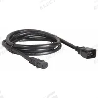 APC BY SCHNEIDER ELECTRIC Power Cord: 6 1/2 ft Lg, 3/12, C20 Plug, C13 Receptacle, SJT, Rubber (MPN AP9879). Key specifications — Brand: APC BY SCHNEIDER ELECTRIC; Jacket Material: Rubber.