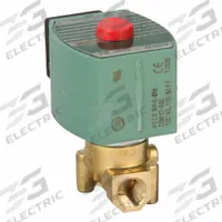 REDHAT Solenoid Valve: 2-Way, Normally Closed, 1/4 in Pipe Size, 110V AC/120V AC, High Flow, DIN (MPN SC8262H232). Key specifications — Pipe Size: 1/4 in; Voltage: 110V AC; Brand: REDHAT.