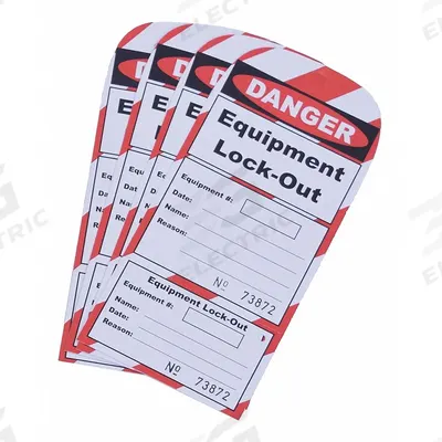 IDEAL WAREHOUSE INNOVATIONS, INC. Replacement Lockout Tags: 48WH78, 70-1187 - Lockout Tagout Equipment for Forklifts