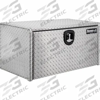 BUYERS PRODUCTS Underbody: Underbody Truck Box, Single Drop-Down Door Door, 18 in Overall Dp - Single Drop-Down Door Boxes