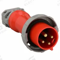 HUBBELL Pin and Sleeve Plug: Orange, 125/250V AC, Single Phase, 30 A, 3 Pole, 4 Wire, IEC Grounding (MPN HBL430P12W). Key specifications — Brand: HUBBELL.