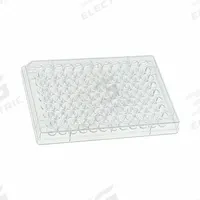 MTC BIO Well Plate: Sterile, 96 Wells, 0.34 mL, 6.9 mm Dia, RNase/DNase Free, Round, Polystyrene (MPN DP35F-96-NS-IWL). Key specifications — attr1383549: MTC BIO; attr1395490: Colorless; attr1383559: Yes; attr1395487: Round; attr1434131: Polystyrene.