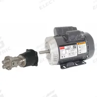 DAYTON Rotary Gear Pump: Direct Drive, 1 hp Horsepower, 115/230V AC, 316 Stainless Steel Body, 56HC (MPN 41TK07). Key specifications — Brand: DAYTON; Gear Material: PPS; Ports: 3/8" FNPT.
