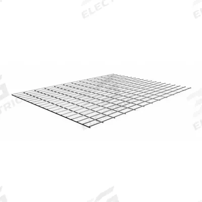 NASHVILLE WIRE Decking: 48 in x 36 in, 500 lb Load Capacity, Steel, 5 ga Decking, Gray - Wire Decking for Boltless Shelving