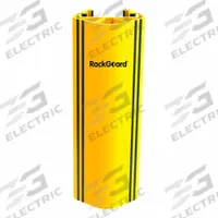 A-SAFE Ground-Level Guardrail: Snap-On, On Upright, 15 3/4 in, Polymer, Yellow, iFlex RackGuard (MPN P-03-01-0013). Key specifications — attr36187: A-SAFE; attr36873: On Upright; attr36882: Yellow; attr36880: Polymer.