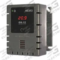MACURCO Fixed Gas Detector: DVP-120, Oxygen, cETLus Certified, Gas Detector, O2, 100 to 240V AC, LED (MPN OX-12). Key specifications — Brand: MACURCO; Operating Voltage: 100 to 240V AC; Display Type: Digital; Gas Detected: Oxygen; Measurement Range: Oxygen (0 to 25% Vol./ Vol.); Product Type: Stand-Alone Detector & Controller; Mounting Location: Wall; For Use With: DVP-120.