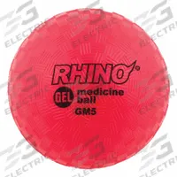 CHAMPION SPORTS Medicine Ball: 5 in Overall Dia, Red, 2 lb (MPN gm5). Key specifications — attr989247: Red; attr991485: CHAMPION SPORTS.