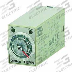 OMRON Timer: 100 to 120V AC, 0.1 min – 1 min (MPN H3YN-21 AC100-120). Key specifications — Brand: OMRON.