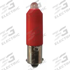 EATON Compact LED Bulb: LED, Miniature Bayonet (BA9s), (T) Tubular, T3-1/4, 120V AC/DC, 1 W Watt (MPN HT8LEDRF7). Key specifications — Light Color: Red; Voltage: 120V AC/DC; Brand: EATON; Bulb Shape: T3-1/4.