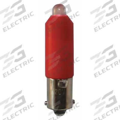 EATON Compact LED Bulb: LED, Miniature Bayonet (BA9s), (T) Tubular, T3-1/4, 120V AC/DC - BA9s Single-Contact Miniature Bayonet Base Lamps