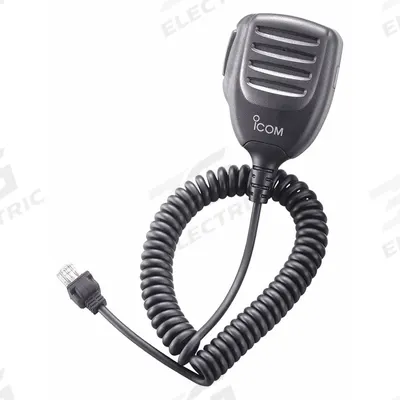 ICOM Hand Microphone: Fits Icom, 35 in Cord, Push To Talk - ICOM-Compatible Microphones & Speakers