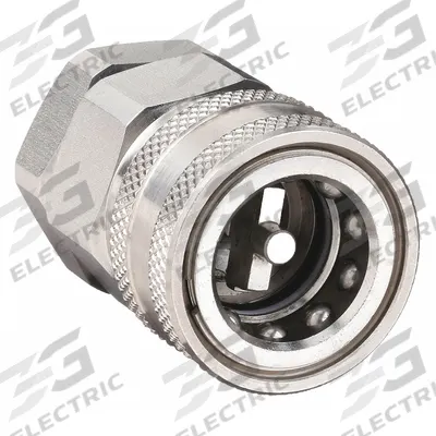 SNAP-TITE Hydraulic Quick Connect Hose Coupling: 3/4 in, 316 Stainless Steel - H Series Hydraulic Quick-Connect Coupling Bodies