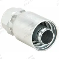 AEROQUIP Hydraulic Crimp Fitting: Steel x Steel, Straight, -32 For Hose Dash Size, JIC x Crimp (MPN 4SA32FJ32). Key specifications — Fitting Gender: Female x Genderless; Fitting Connection Type: JIC x Crimp; Thread Size: 2-1/2"-12; For Hose Dash Size: -32; Brand: AEROQUIP.