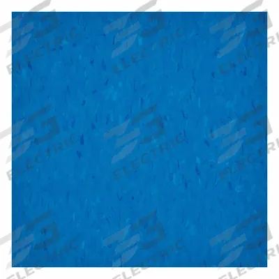 ARMSTRONG FLOORING Vinyl Floor Tiles: Caribbean Blue, Std Excelon Imperial Texture - Imperial Texture VCT