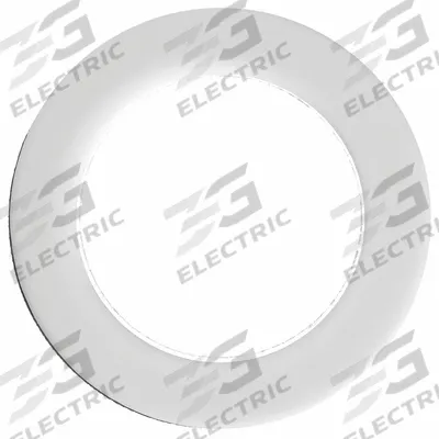 USA INDUSTRIALS Cam and Groove Gasket: 1 in For Coupling Size, Black/White, 1 9/16 in Outside Dia - FKM Cam & Groove Gaskets