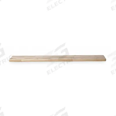 HALLOWELL Pedestal Bench Top: 4 ft x 9 1/2 in, Laminated Maple, Natural - Tops for Locker Room Benches