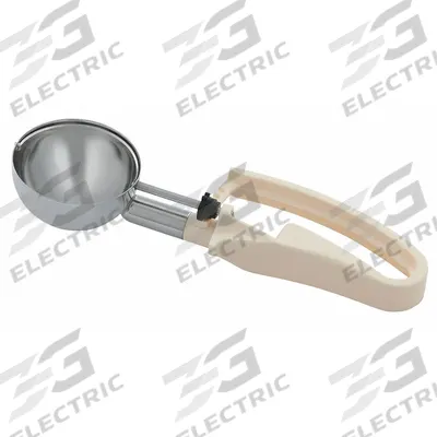 VOLLRATH Disher: 3.2 oz Capacity, Stainless Steel, NSF Certified, 2 3/4 in Bowl Dia - Dishers