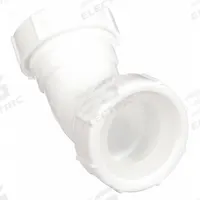 APPROVED VENDOR Elbow: Plastic, White, 1 1/2 in_1 1/4 in Nominal Pipe Size, 4 in Overall Lg, Slip (MPN 1PPA2). Key specifications — Includes: Washers; Includes Cleanout: No; Brand: APPROVED VENDOR; Material: Plastic.