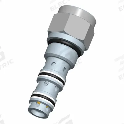 BUCHER HYDRAULICS Cartridge Valve: Steel, Screw-In, Screwdriver Adjustment - Cartridge Check Valves