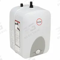 EEMAX Mini Tank Water Heater: 120V AC, 3.8 gal, 1,440 W, Single Phase, 18.25 in Ht (MPN EMT4). Key specifications — Phase: Single; Brand: EEMAX.