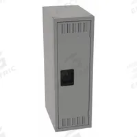 TENNSCO Wardrobe Locker: 12 in x 18 in x 36 in, Louvered, 1 Tiers, 1 Units Wide, Padlock Hasp, Steel (MPN STS-121836-AMG). Key specifications — Brand: TENNSCO; Locker Color: Medium Gray; Door Type: Louvered; Locker Material: Steel; Assembled: Assembled; Number Plate Included: Yes.