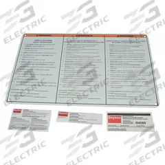 DAYTON Identification Label Kit: 5UEW5, MHW5LG. Key specifications — Product Type: Identification Label Kit; Manufacturer Part Number: MHW5LG; Compatible with Grainger Part Number: 5UEW5; Brand: DAYTON.