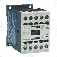 EATON IEC Magnetic Contactor: Non-Reversing, 3 Poles, 3NO Contacts, 12 A, 24V AC Coil (MPN XTCE012B10T). Key specifications — Brand: EATON; Integrated Surge Suppression: Yes.