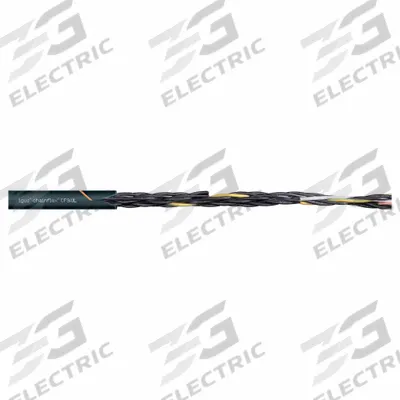 CHAINFLEX Control Cable: 20 AWG, 12 Conductors, Order by the Foot, TPR Jacket - Continuous Flexing Control Cables